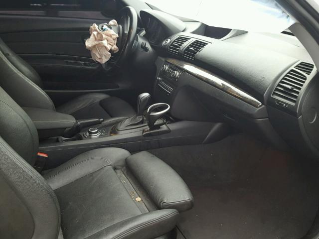 WBAUC73539VK94905 - 2009 BMW 135 I BLACK photo 5