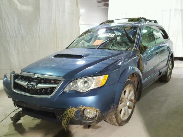 4S4BP62C487342628 - 2008 SUBARU OUTBACK 2. BLUE photo 2