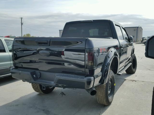 1FTEW1EF1GKF31178 - 2016 FORD F150 BLACK photo 4