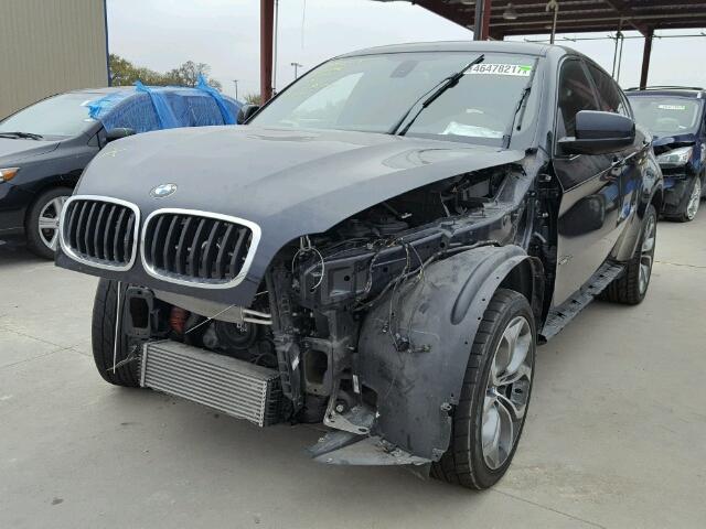 5UXFG2C52E0H10874 - 2014 BMW X6 XDRIVE3 BLACK photo 2