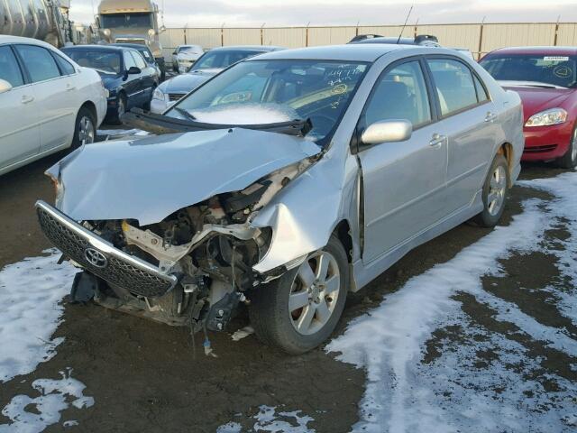 1NXBR32EX7Z922654 - 2007 TOYOTA COROLLA SILVER photo 2