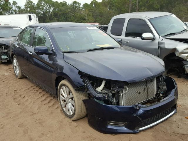 1HGCR2F76DA103539 - 2013 HONDA ACCORD EX BLUE photo 1