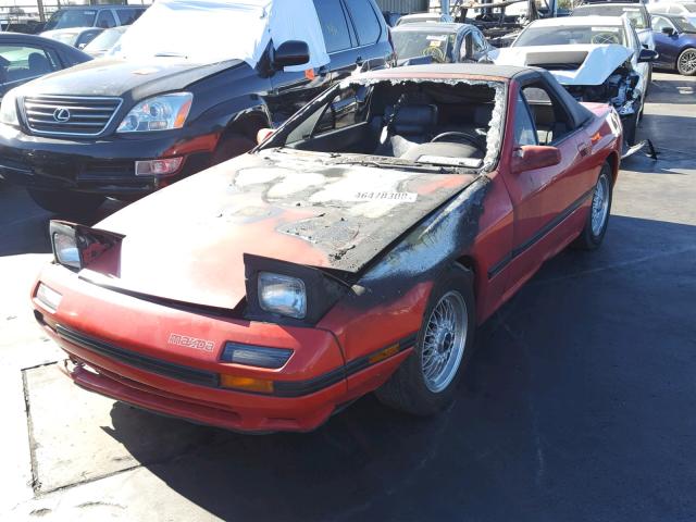 JM1FC3518J0108128 - 1988 MAZDA RX7 RED photo 2