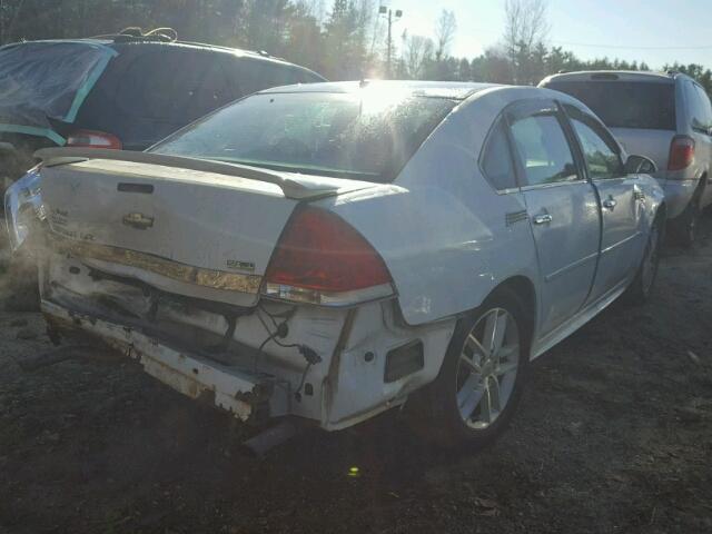 2G1WC5EM8A1258114 - 2010 CHEVROLET IMPALA LTZ WHITE photo 4