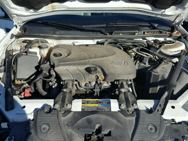 2G1WC5EM8A1258114 - 2010 CHEVROLET IMPALA LTZ WHITE photo 7