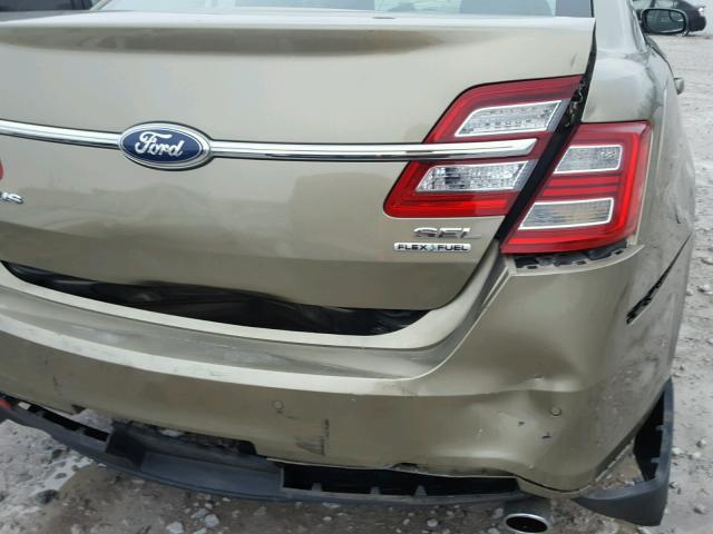 1FAHP2E83DG106079 - 2013 FORD TAURUS SEL GREEN photo 9