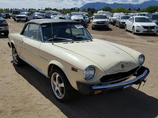 124CS10114941 - 1977 FIAT SPIDER BEIGE photo 1