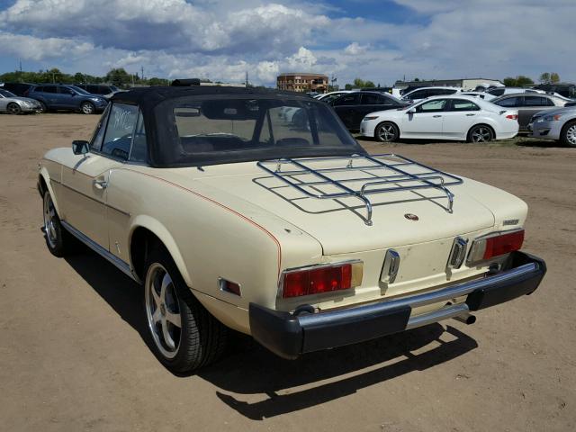 124CS10114941 - 1977 FIAT SPIDER BEIGE photo 3