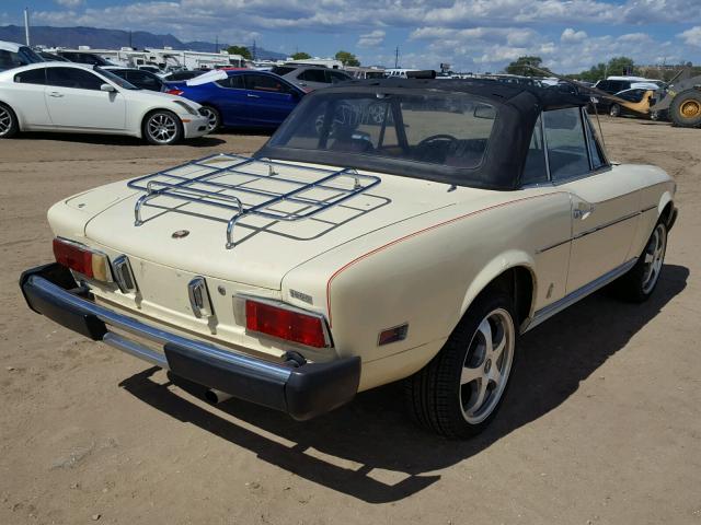 124CS10114941 - 1977 FIAT SPIDER BEIGE photo 4