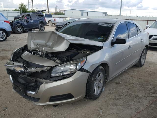 1G11B5SLXFF156628 - 2015 CHEVROLET MALIBU LS 金色 照片 2