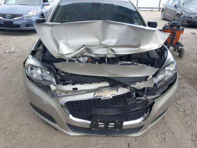 1G11B5SLXFF156628 - 2015 CHEVROLET MALIBU LS 金色 照片 9