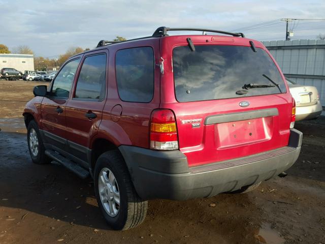 1FMYU93193KC53676 - 2003 FORD ESCAPE XLT RED photo 3