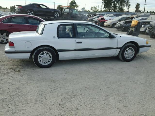 1MEPM6049KH676331 - 1989 MERCURY COUGAR WHITE photo 9