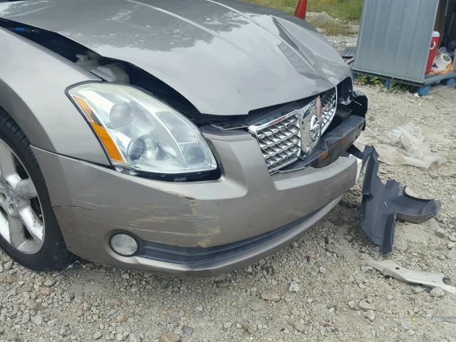 1N4BA41E74C818908 - 2004 NISSAN MAXIMA SE TAN photo 9