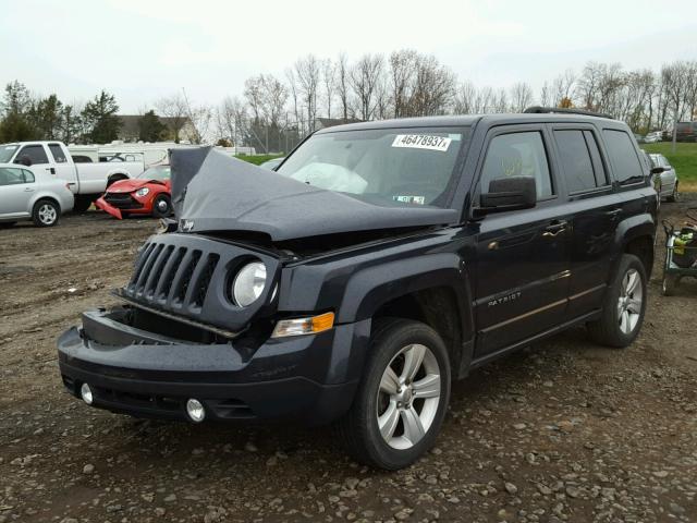 1C4NJRFB8ED884348 - 2014 JEEP PATRIOT LA CHARCOAL photo 2