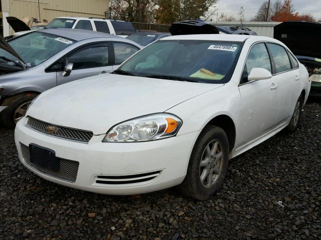 2G1WA5E37D1137527 - 2013 CHEVROLET IMPALA LS WHITE photo 2