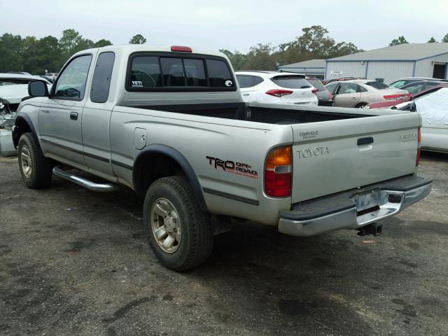 5TESN92N4YZ702731 - 2000 TOYOTA TACOMA XTR SILVER photo 3