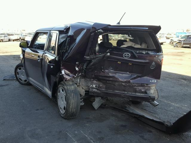 JTLZE4FE9CJ027199 - 2012 TOYOTA SCION XB Granate foto 3