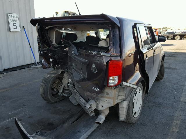 JTLZE4FE9CJ027199 - 2012 TOYOTA SCION XB Granate foto 4