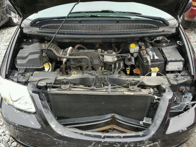 1A4GP45R86B608266 - 2006 CHRYSLER TOWN & COU BLACK photo 7