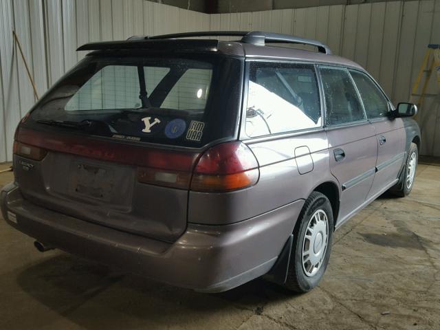 4S3BK6351S7333105 - 1995 SUBARU LEGACY L/O GRAY photo 4