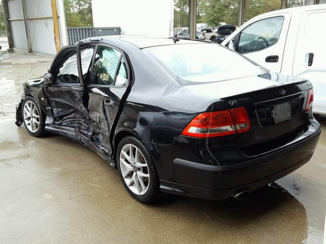 YS3FH49Y051057750 - 2005 SAAB 9-3 AERO BLACK photo 3