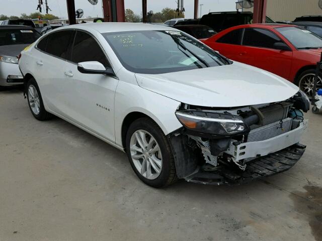 1G1ZE5ST9HF229131 - 2017 CHEVROLET MALIBU LT WHITE photo 1