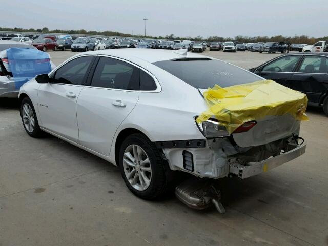 1G1ZE5ST9HF229131 - 2017 CHEVROLET MALIBU LT WHITE photo 3