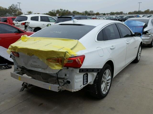 1G1ZE5ST9HF229131 - 2017 CHEVROLET MALIBU LT WHITE photo 4