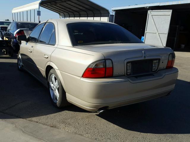 1LNFM87A06Y636595 - 2006 LINCOLN LS 金色 照片 3