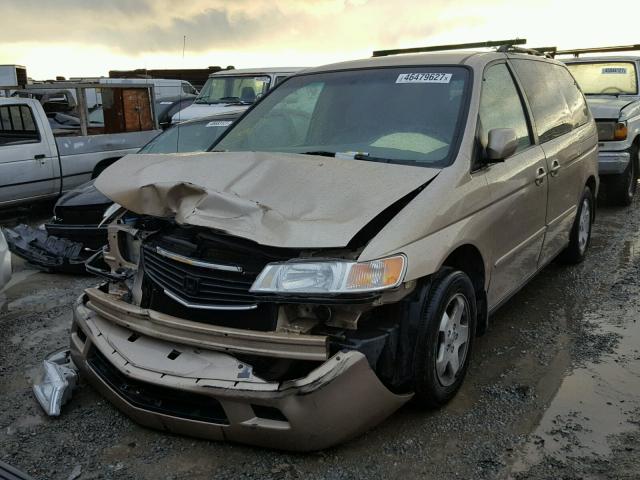 2HKRL1864XH546147 - 1999 HONDA ODYSSEY EX GOLD photo 2