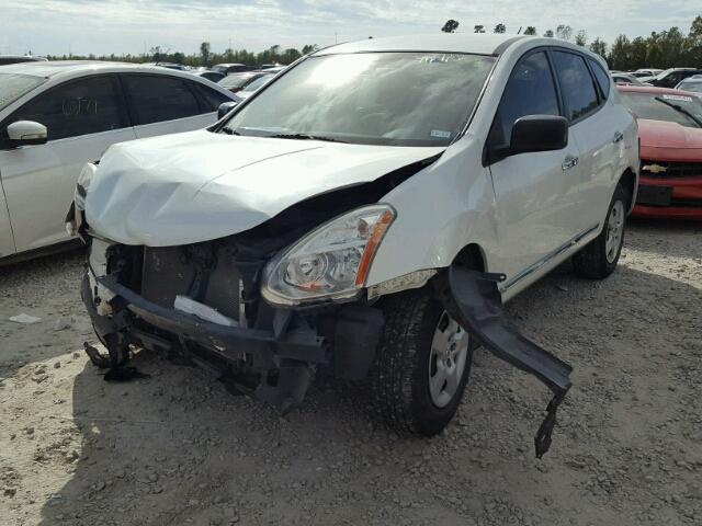 JN8AS5MV8BW306918 - 2011 NISSAN ROGUE S WHITE photo 2