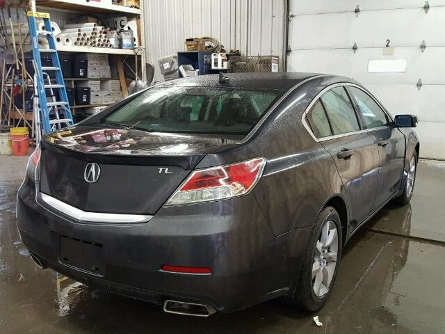 19UUA8F56DA014874 - 2013 ACURA TL TECH CHARCOAL photo 4