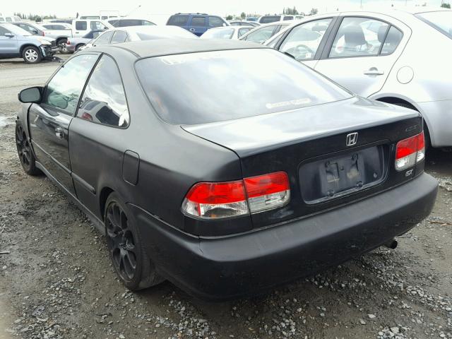 1HGEJ8146WL081369 - 1998 HONDA CIVIC EX BLACK photo 3