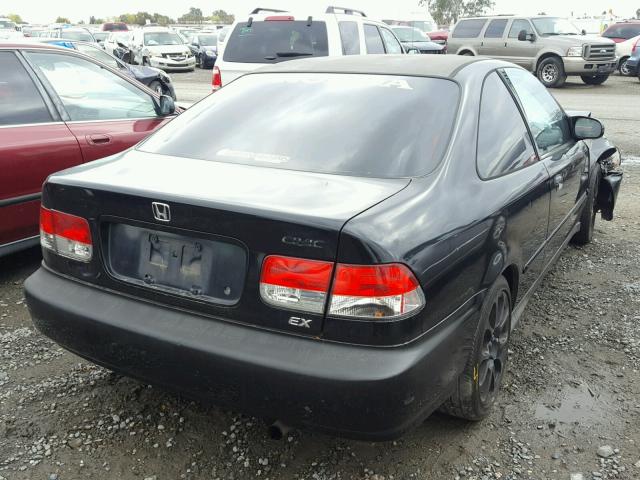 1HGEJ8146WL081369 - 1998 HONDA CIVIC EX BLACK photo 4