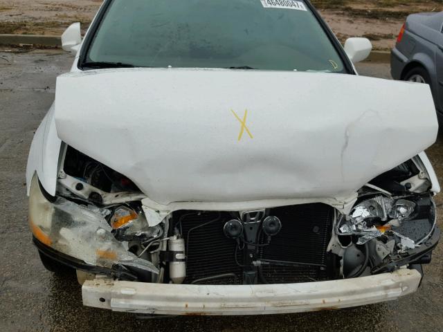 1HGCG22502A018641 - 2002 HONDA ACCORD EX WHITE photo 7