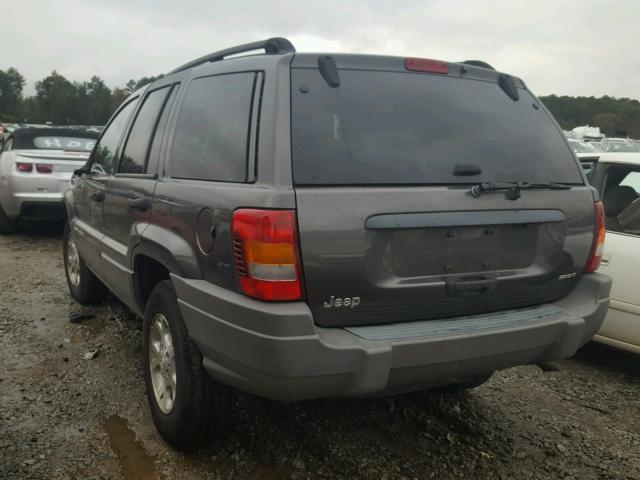 1J4GW38S32C180039 - 2002 JEEP GRAND CHER GRAY photo 3