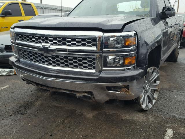 1GCVKREC7FZ163756 - 2015 CHEVROLET SILVERADO GRAY photo 9