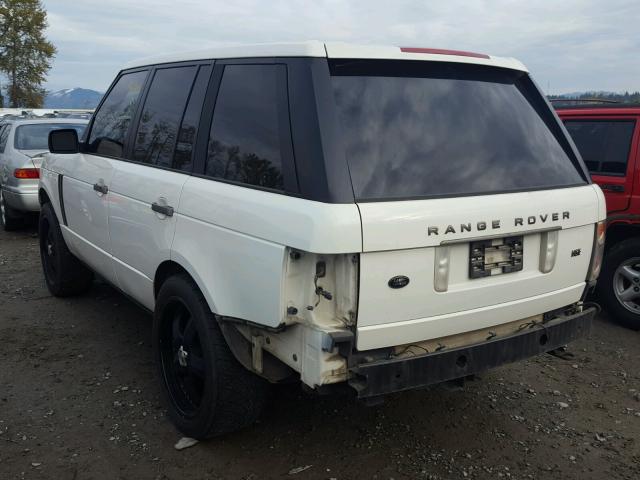 SALME11493A117030 - 2003 LAND ROVER RANGE ROVE WHITE photo 3