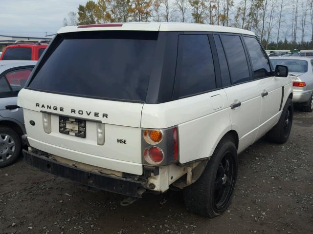 SALME11493A117030 - 2003 LAND ROVER RANGE ROVE WHITE photo 4