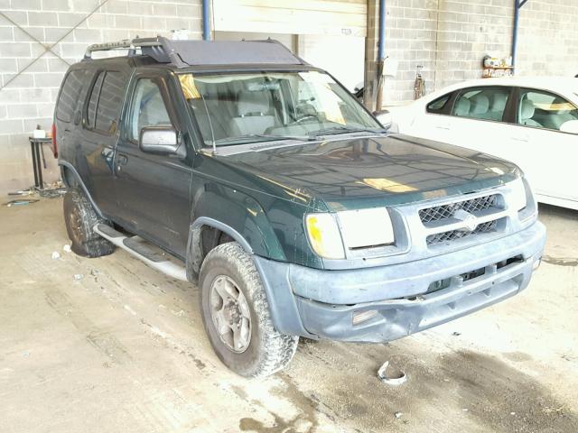 5N1ED28Y8YC606667 - 2000 NISSAN XTERRA XE GREEN photo 1