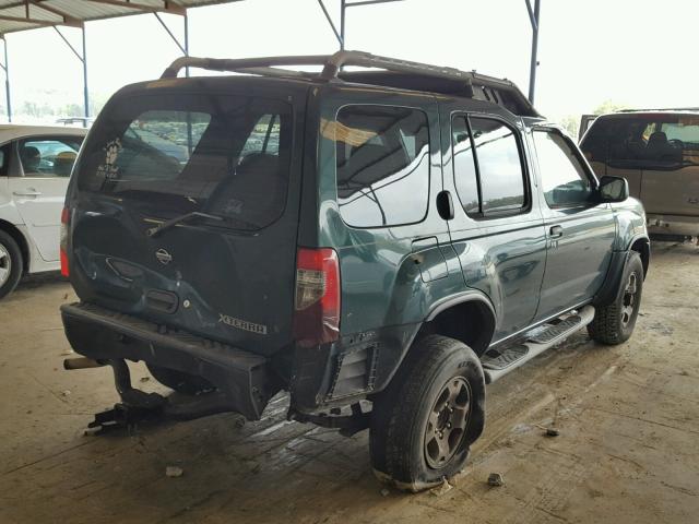 5N1ED28Y8YC606667 - 2000 NISSAN XTERRA XE GREEN photo 4