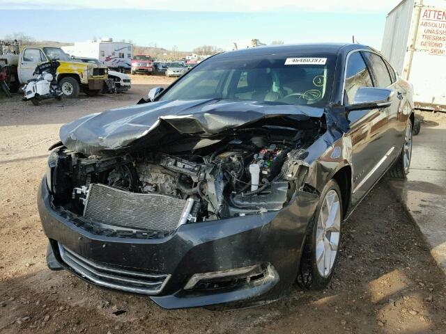 1G1165S39FU108165 - 2015 CHEVROLET IMPALA LTZ GRAY photo 2