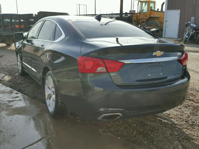 1G1165S39FU108165 - 2015 CHEVROLET IMPALA LTZ GRAY photo 3