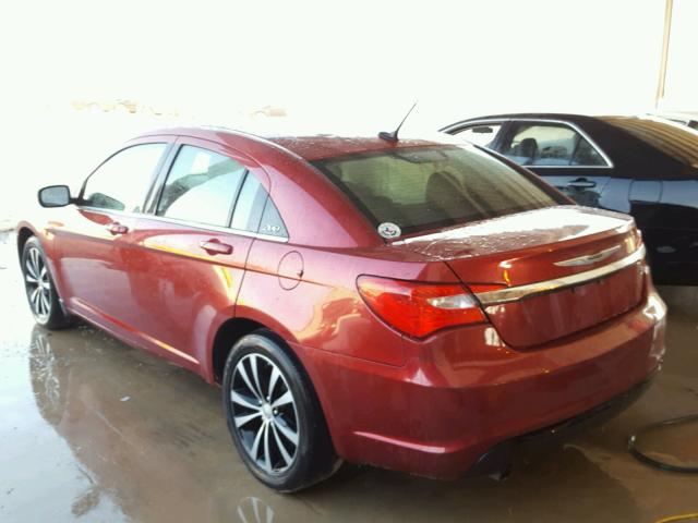 1C3BC8FG2BN600449 - 2011 CHRYSLER 200 S RED photo 3