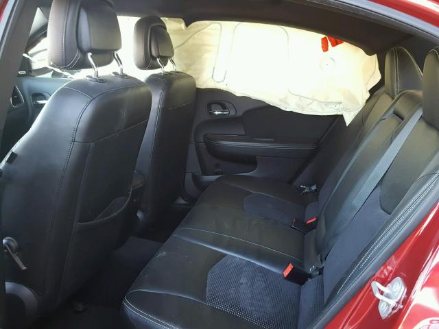 1C3BC8FG2BN600449 - 2011 CHRYSLER 200 S 红色 照片 6