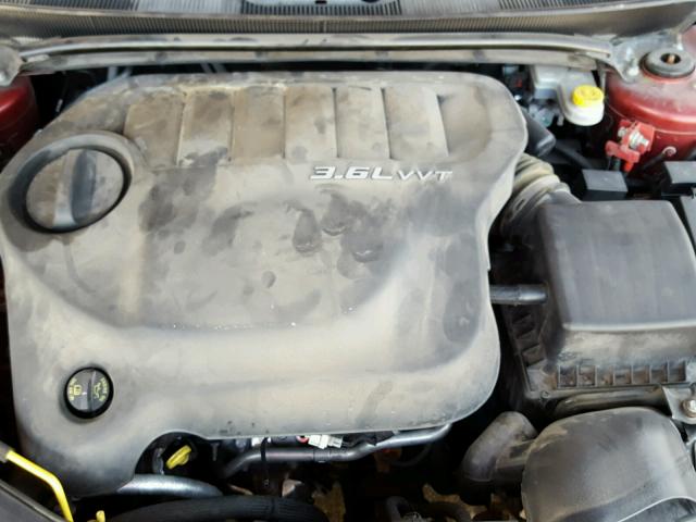 1C3BC8FG2BN600449 - 2011 CHRYSLER 200 S 红色 照片 7