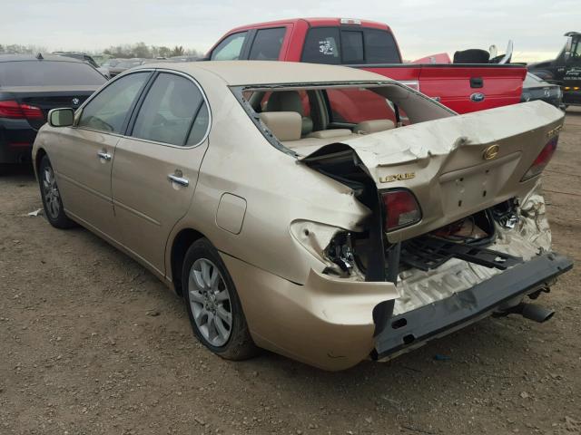 JTHBF30G630104419 - 2003 LEXUS ES 300 TAN photo 3