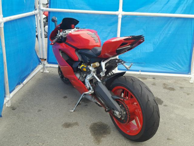 ZDM14BUW0FB027123 - 2015 DUCATI SUPERBIKE RED photo 3