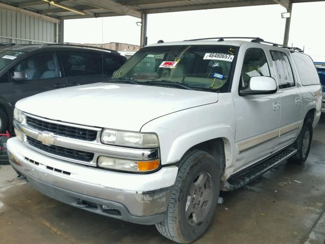 1GNFK16Z55J152879 - 2005 CHEVROLET SUBURBAN K WHITE photo 2